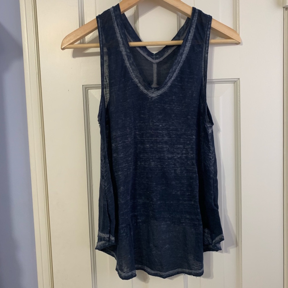 Blue tank top